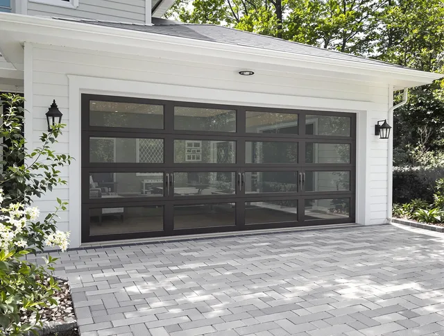 Rancho Palos Verdes Garage Door Repair design specialist presenting custom garage door options to Rancho Palos Verdes homeowner