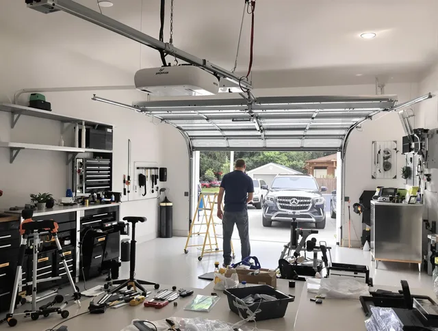 Garage door opener installation by Rancho Palos Verdes Garage Door Repair in Rancho Palos Verdes