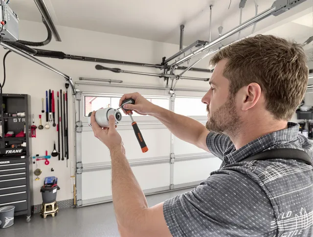 Garage door opener repair service by Rancho Palos Verdes Garage Door Repair in Rancho Palos Verdes