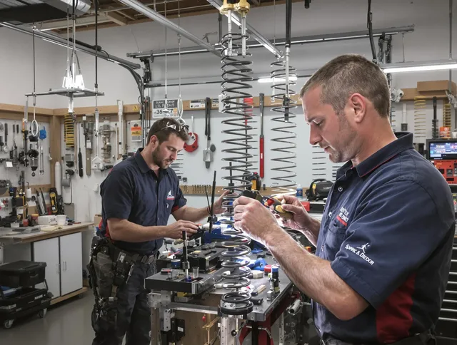 Garage door spring repair service by Rancho Palos Verdes Garage Door Repair in Rancho Palos Verdes